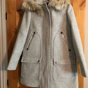 Jcrew stadium cloth coat